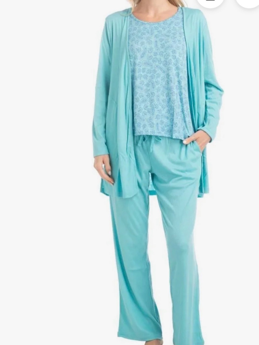 Muk Luks Aqua 3-Piece Lounge & Sleep Set